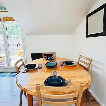 Apartment Le Bellevue-center-wifi-terrace-mountain View Ax-les-Thermes